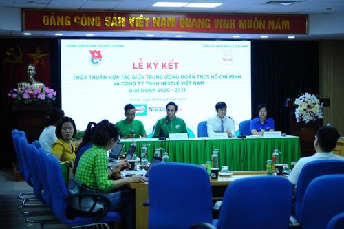 Công ty Nestlé Việt Nam ký hợp tác toàn diện với TƯ Đoàn TNCS HCM giai đoạn 2020-2021
