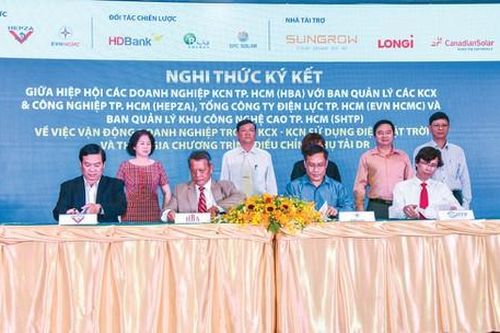 Thúc đẩy điện mặt trời áp mái KCN-KCX