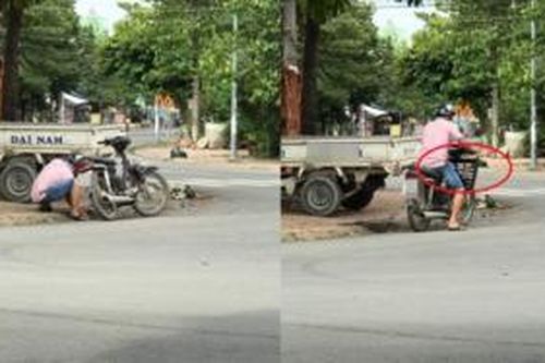 Cứ ngỡ người đàn ông lúi húi dọn rác ở miệng cống thoát nước, hành động sau cùng khiến tất cả ngỡ ngàng