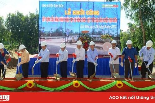 Khởi công cầu Nông thôn Việt trên địa bàn huyện Tịnh Biên