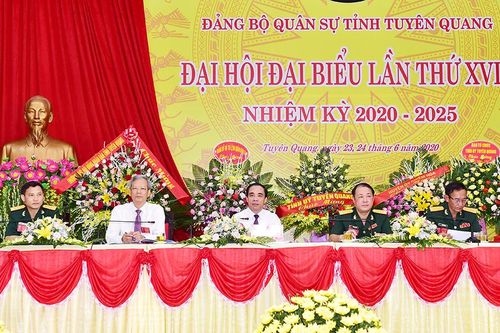 Khai mạc Đại hội đại biểu Đảng bộ Quân sự tỉnh lần thứ XVIII, nhiệm kỳ 2020-2025