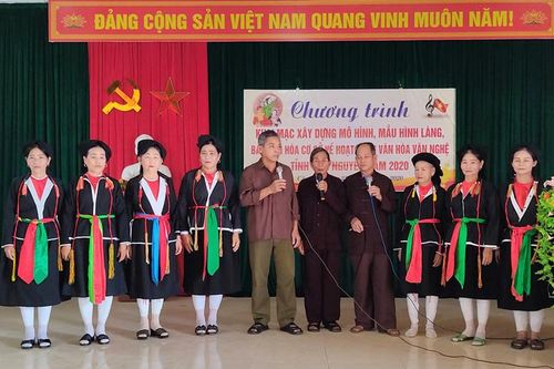 Xây dựng mô hình, mẫu hình làng bản văn hóa cơ sở