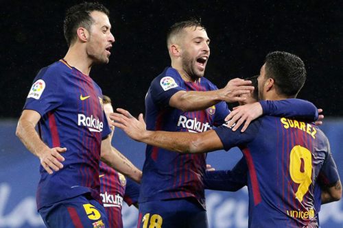 Bảng xếp hạng bóng đá Tây Ban Nha. BXH vòng 31 La Liga. Kết quả Barcelona vs Bilbao