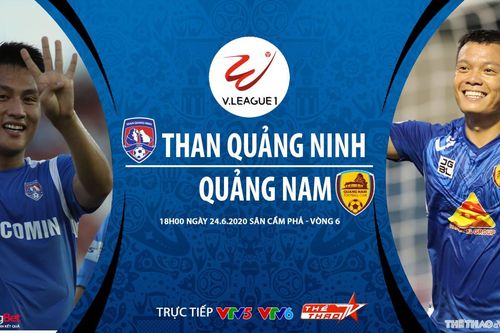 Soi kèo bóng đá Than Quảng Ninh vs Quảng Nam. Trực tiếp bóng đá V-League vòng 6