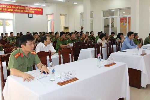 61 cán bộ Công an tham gia lớp Bồi dưỡng cập nhật kiến thức lý luận chính trị