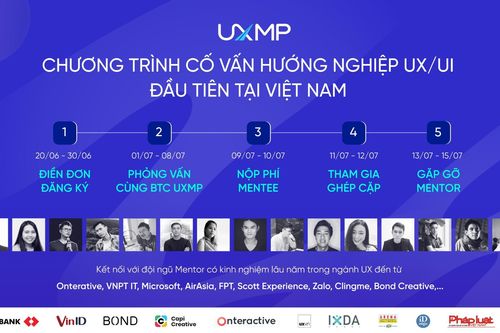 Hãy đăng ký Chương trình cố vấn hướng nghiệp ngành UI/UX