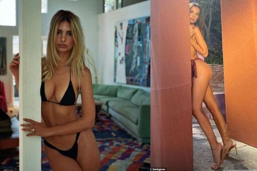 Siêu mẫu nội y Emily Ratajkowski nóng bỏng hoang dại
