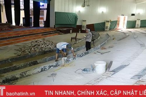 Gần 2,5 tỷ đồng chỉnh trang Trung tâm Văn hóa - điện ảnh Hà Tĩnh