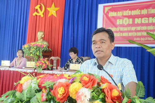 Đại biểu Quốc hội tỉnh tiếp xúc cử tri huyện Chư Pah và Ia Grai