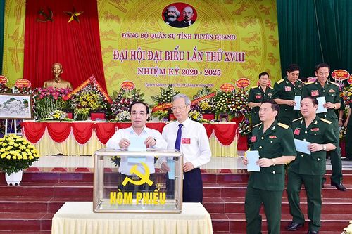 Đại hội đại biểu Đảng bộ Quân sự tỉnh lần thứ XVIII thành công tốt đẹp