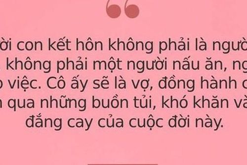 Bức thư bố gửi con trai trước đêm kết hôn khiến ai cũng tâm đắc: Người chồng tốt là người luôn biết cách giúp vợ làm việc nhà!