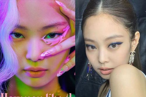 Jennie không ngại thử nhiều kiểu trang điểm độc lạ