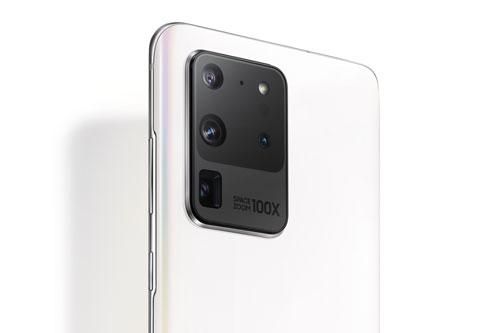 Cận cảnh Samsung Galaxy S20 Ultra màu trắng vừa lên kệ tại Việt Nam