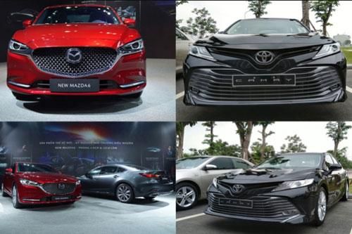 So sánh Mazda6 2020 với Toyota Camry 2019: Chọn xe sedan hạng D nào?