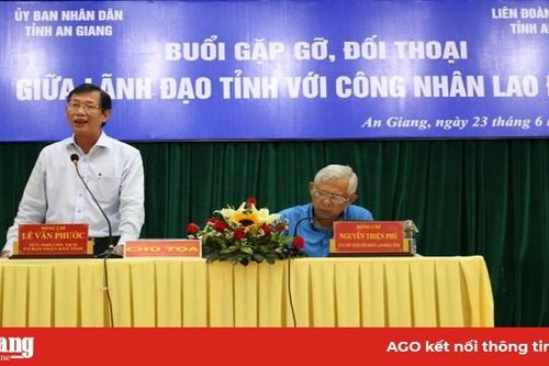 Đối thoại với công nhân lao động