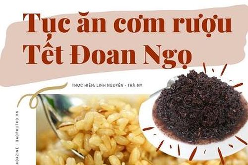 Tục ăn cơm rượu Tết Đoan Ngọ