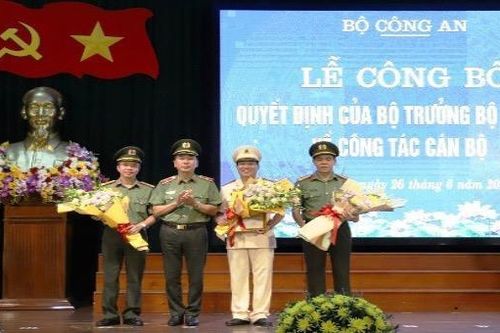 Điều động lãnh đạo Công an tỉnh Nghệ An, Hà Tĩnh