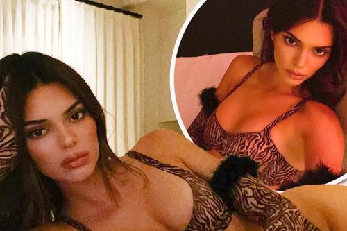 Kendall Jenner siêu quyến rũ với nội y hững hờ