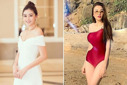 Tường San đẹp tựa 'thiên thần' với váy trắng tinh khiết, Diễm Hương nóng bỏng cùng áo tắm