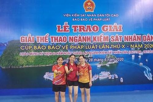 Trưởng đoàn VĐV VKSND các tỉnh: 'Tự tin! Chiến thắng! Đứng lên bục cao nhất giải đấu!'