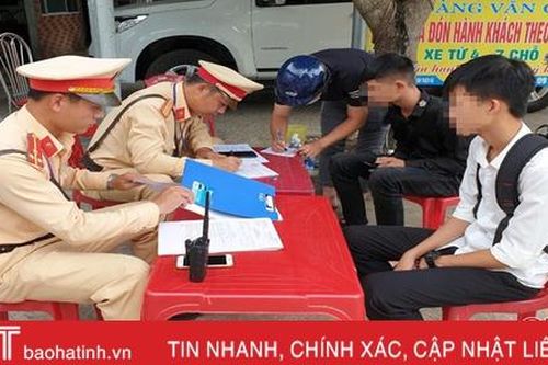 Hà Tĩnh mở đợt cao điểm xử lý vi phạm Luật Giao thông đường bộ đối với học sinh, sinh viên