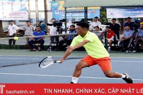 Khởi tranh Giải Quần vợt tranh Cúp truyền hình Hà Tĩnh lần thứ V năm 2020