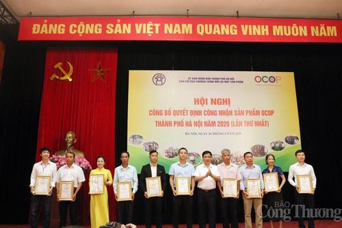 Hà Nội công bố quyết định công nhận thêm 275 sản phẩm OCOP