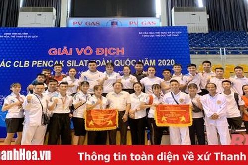 Thanh Hóa giữ vững vị trí tốp đầu tại giải vô địch các CLB pencak silat toàn quốc 2020