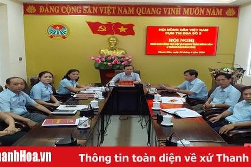 Cụm thi đua số 2, HND Việt Nam: Giao ban công tác Hội và phong trào nông dân 6 tháng đầu năm