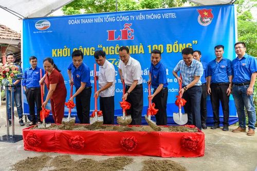 Khởi công xây dựng 'Ngôi nhà 100 đồng'