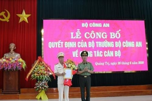 Phó Giám đốc Công an tỉnh Thừa Thiên - Huế được bổ nhiệm làm Giám đốc Công an tỉnh Quảng Trị