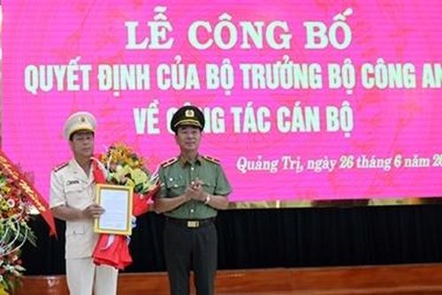Đại tá Nguyễn Văn Thanh giữ chức vụ Giám đốc Công an tỉnh Quảng Trị