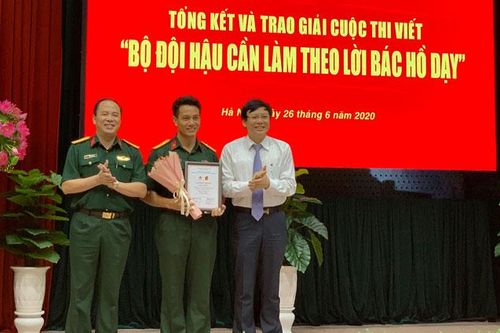 25 tác phẩm đạt giải cuộc thi viết ''Bộ đội hậu cần làm theo lời Bác Hồ dạy''