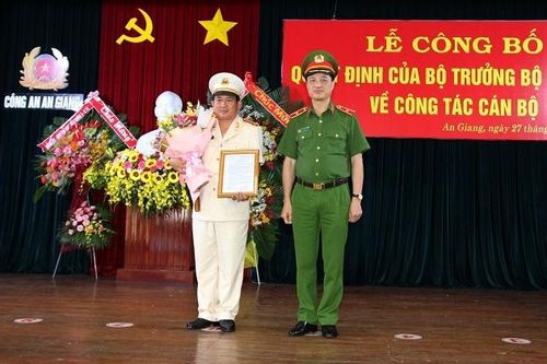 Bổ nhiệm Giám đốc Công an tỉnh An Giang