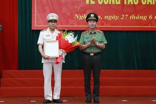 Bổ nhiệm Giám đốc Công an tỉnh Nghệ An