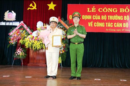Bổ nhiệm Giám đốc Công an tỉnh An Giang