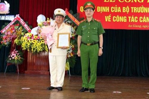 Phó Giám đốc Công an TP Cần Thơ giữ chức Giám đốc Công an An Giang