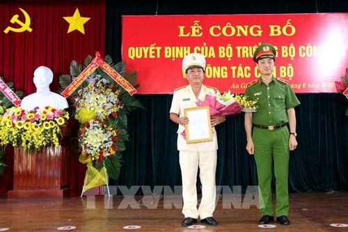 Đại tá Đinh Văn Nơi giữ chức vụ Giám đốc Công an tỉnh An Giang