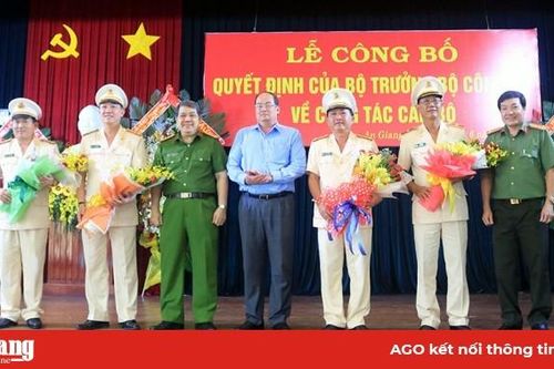 Đại tá Đinh Văn Nơi giữ chức vụ Giám đốc Công an tỉnh An Giang