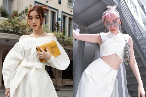 Đỗ Mỹ Linh, Tóc Tiên mặc váy áo trắng thế nào để trông sành điệu?