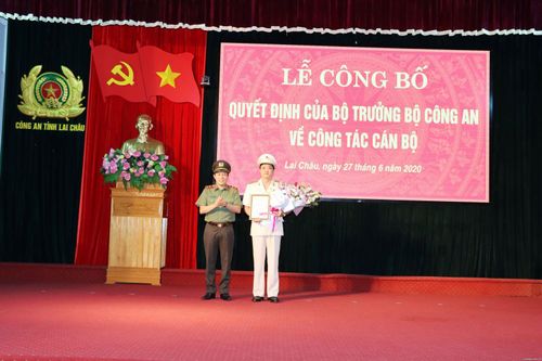 Bổ nhiệm tân Giám đốc Công an tỉnh Lai Châu