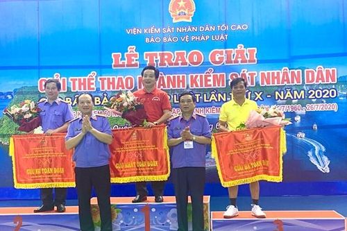 Giải thể thao ngành Kiểm sát nhân dân, 'Cúp Báo Bảo vệ pháp luật lần thứ X' thành công tốt đẹp