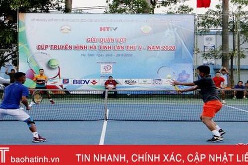 Giải quần vợt Cúp Truyền hình Hà Tĩnh thành công tốt đẹp