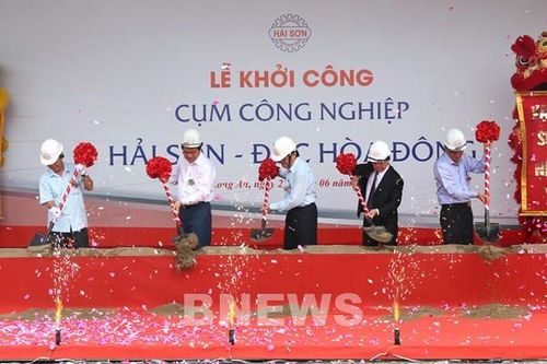 Khởi công xây dựng cụm công nghiệp Hải Sơn