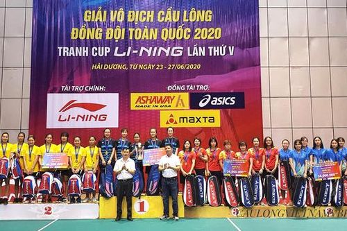 Đồng Nai đồng hạng ba đồng đội nữ Giải vô địch cầu lông đồng đội toàn quốc