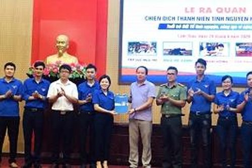 Ra quân Chiến dịch Thanh niên tình nguyện hè 2020