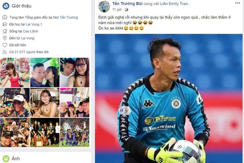 Thủ môn Tấn Trường: 'Định giải nghệ rồi nhưng thấy đá còn ngon nên thi đấu tiếp'