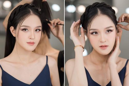 Tái xuất sàn catwalk sau nhiều năm, Á hậu Hoàng Anh đẹp mong manh tựa 'thần tiên tỷ tỷ'