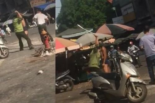 Xôn xao bảo vệ chợ đánh nam thanh niên có biểu hiện bệnh thần kinh