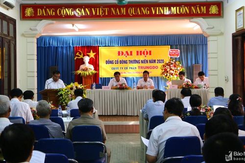 Công ty Cổ phần Trung Đô: Đại hội đồng cổ đông thường niên năm 2020